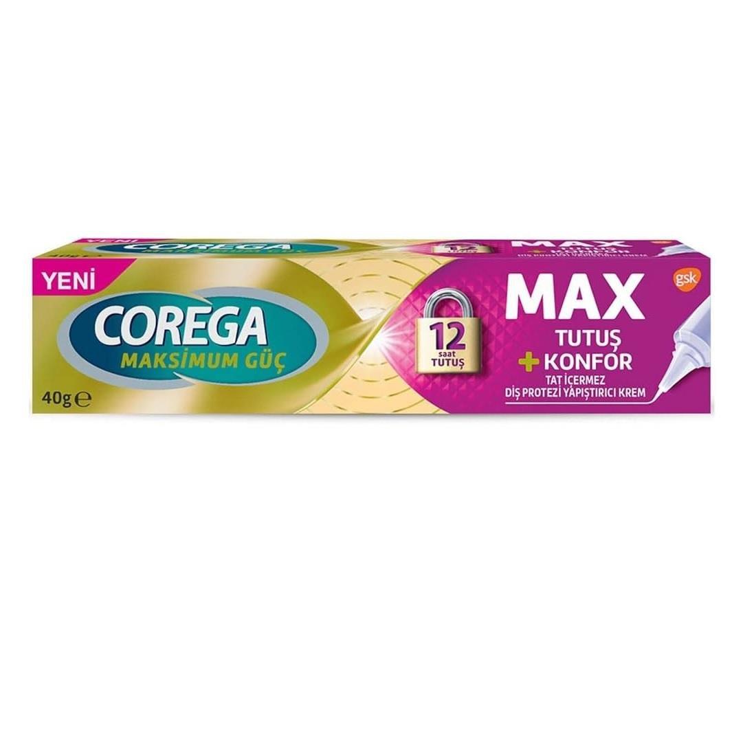 Corega MAX Denture Adhesive Cream - Comfort | 40g
