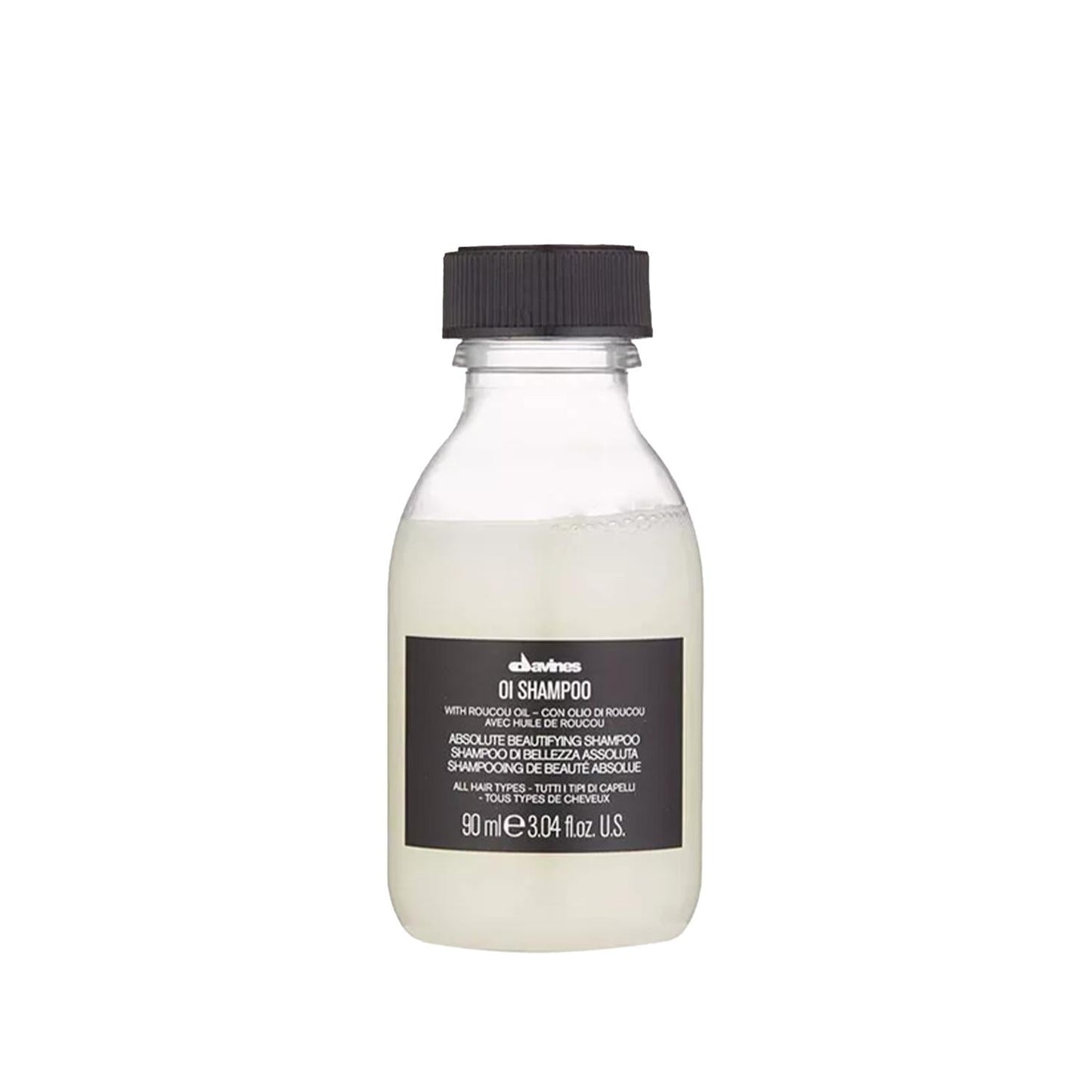 Davines Sulfate-Free Shampoo for All Hair Types - Gentle, Natural Hair Care - 3.04 fl oz