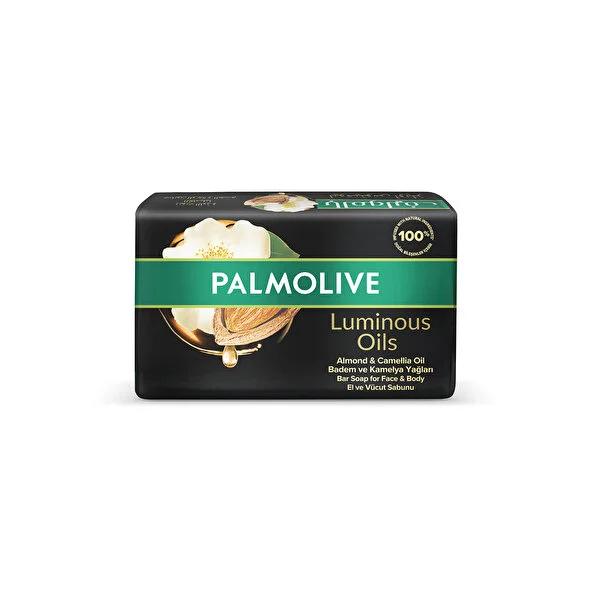 Palmolive Luminous Oils Almond Oil Solid Soap - Gentle Face & Body Cleansing, Natural Moisturizing Bath Bar, 5.29 oz