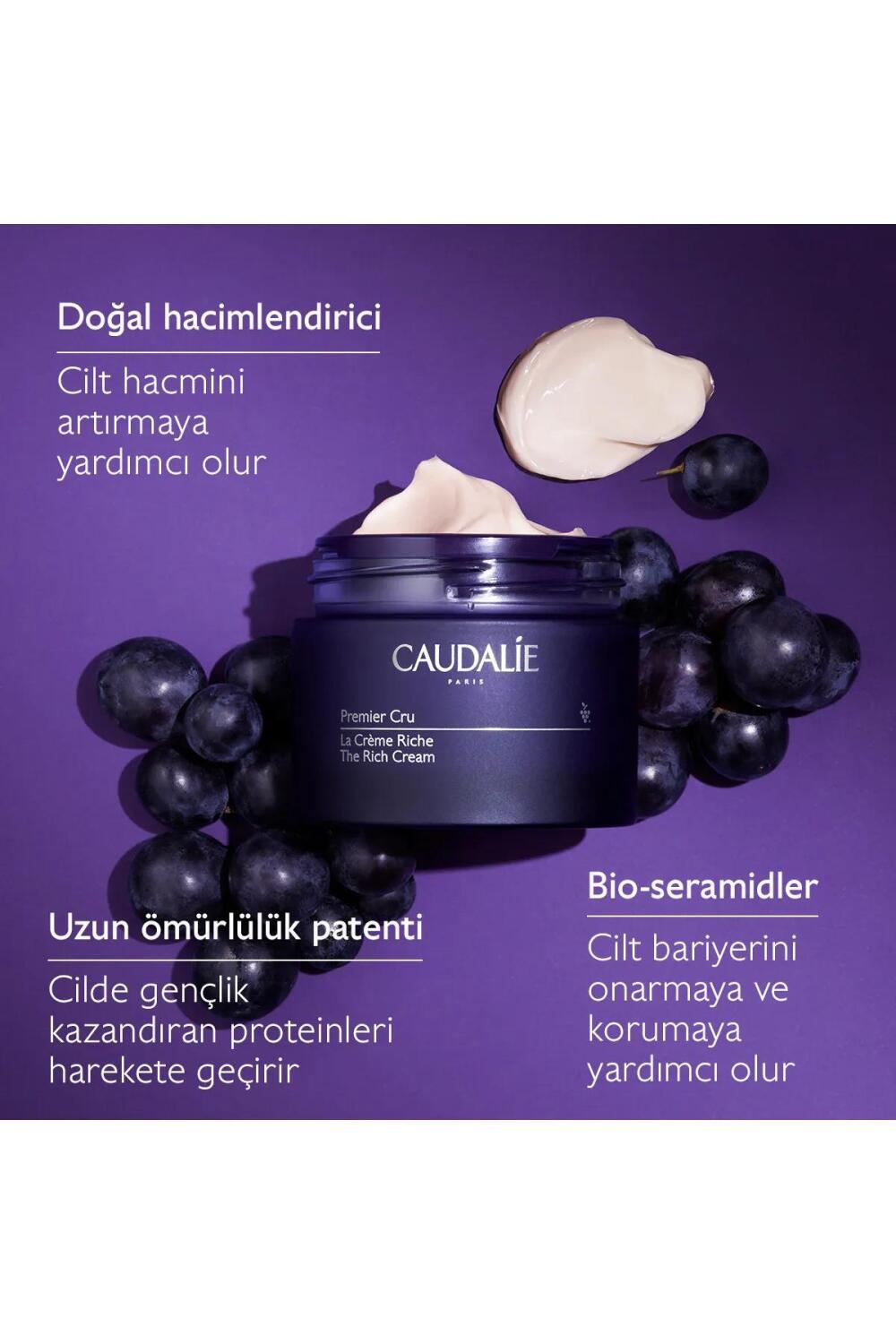 Caudalie Premier Cru Luxury Moisturizing Cream Refill Capsule - Anti-Aging Skincare, Hydration, Refill for Premier Cru Cream