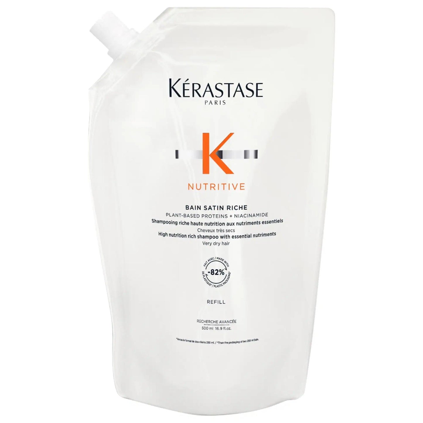 Nutritive Hydrating Shampoo: Intense Moisture & Shine for Dry, Medium to Thick Hair | Plant-Based, Strengthening & Floral Fragrance