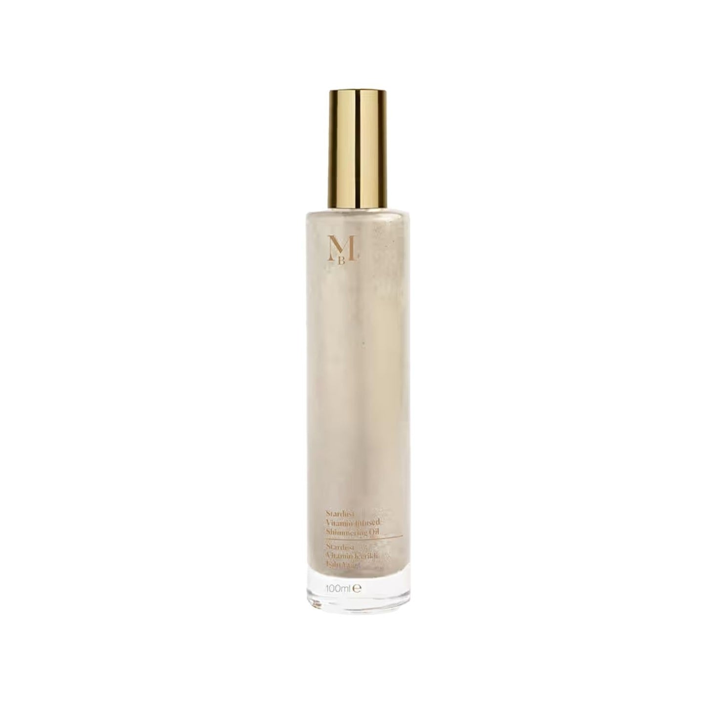 Misbah�e Stardust Vitamin-Enriched Shiny Hair and Body Oil - Nourishing, Glittery Effect, 3.38 fl oz