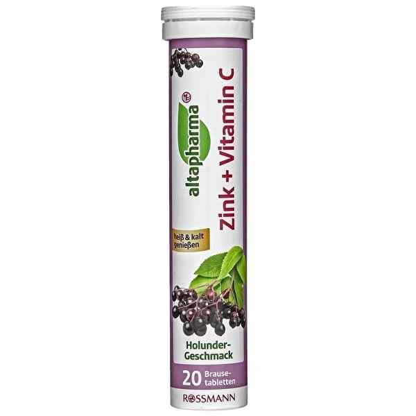 Altapharma Vitamin C + Zinc Supplement Effervescent Tablets - Immune System Support, Antioxidant, Easy to Consume