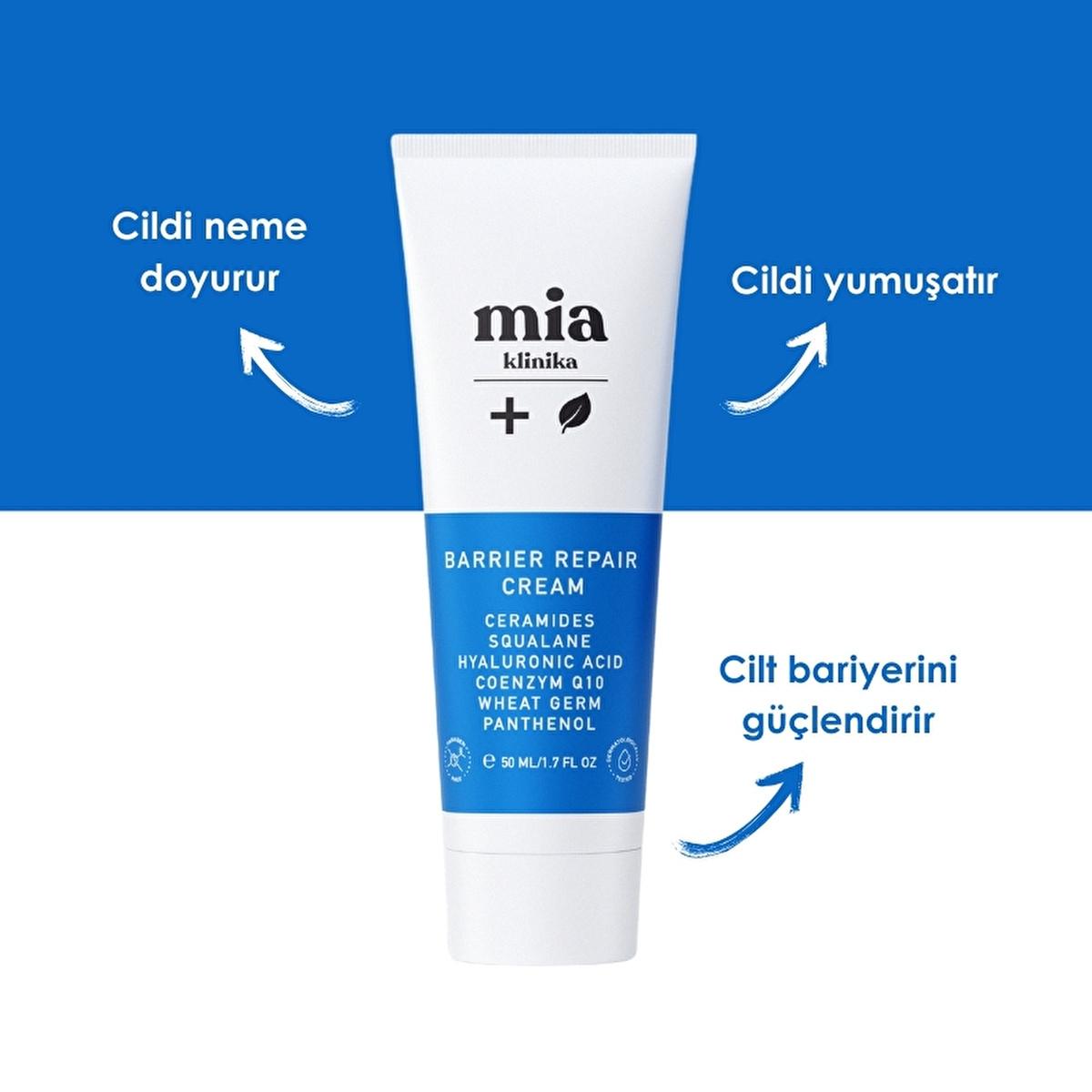 Mia Klinika Nourishing & Revitalizing Facial Cream: Soothe Redness, Strengthen Skin Barrier, Intense Hydration - Sensitive Skin Care