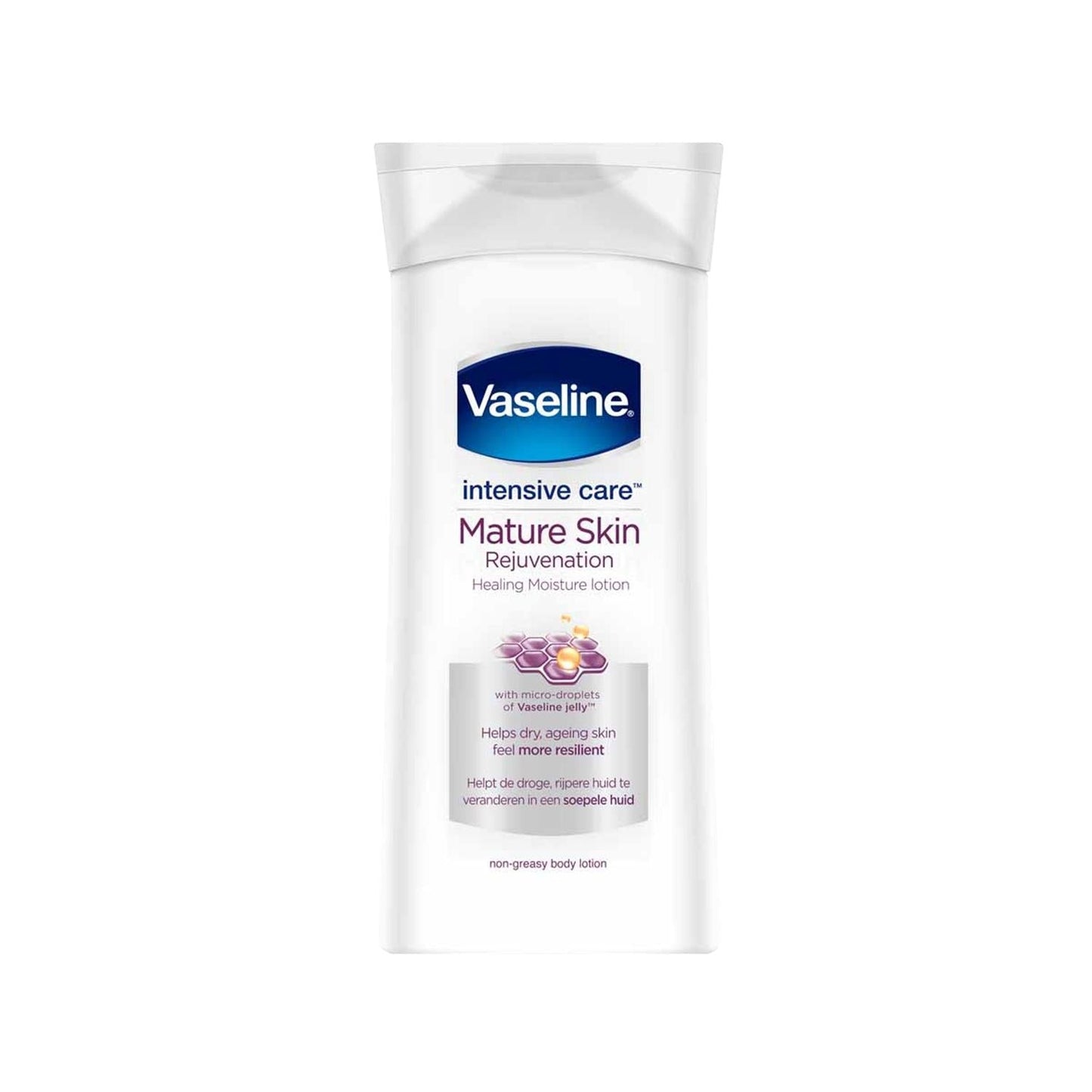 Vaseline Intensive Care Mature Body Lotion - 400ml Moisturizing Hydration for Dry Mature Skin