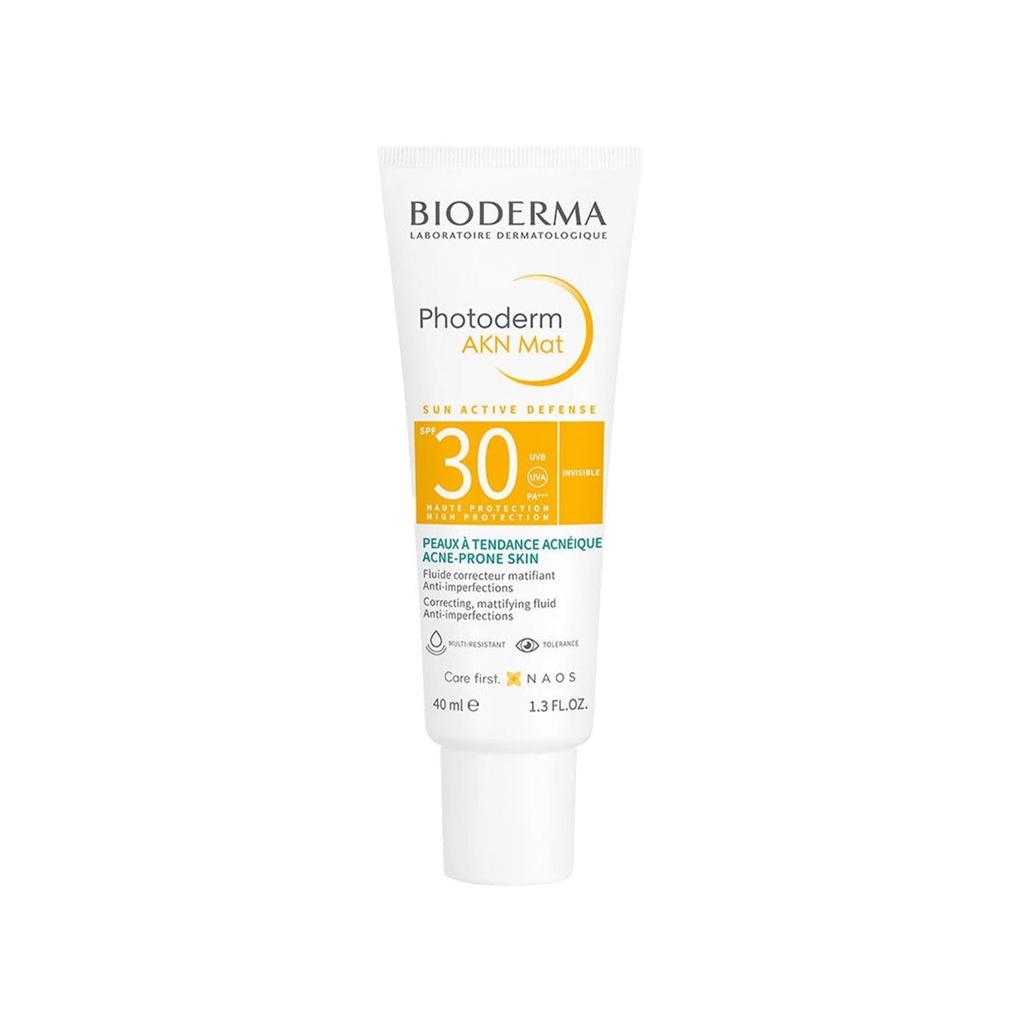 Bioderma Photoderm AKN MAT SPF 30+ Sunscreen: Oil-Free Protection for Oily & Acne-Prone Skin - Mattifying & Non-Comedogenic
