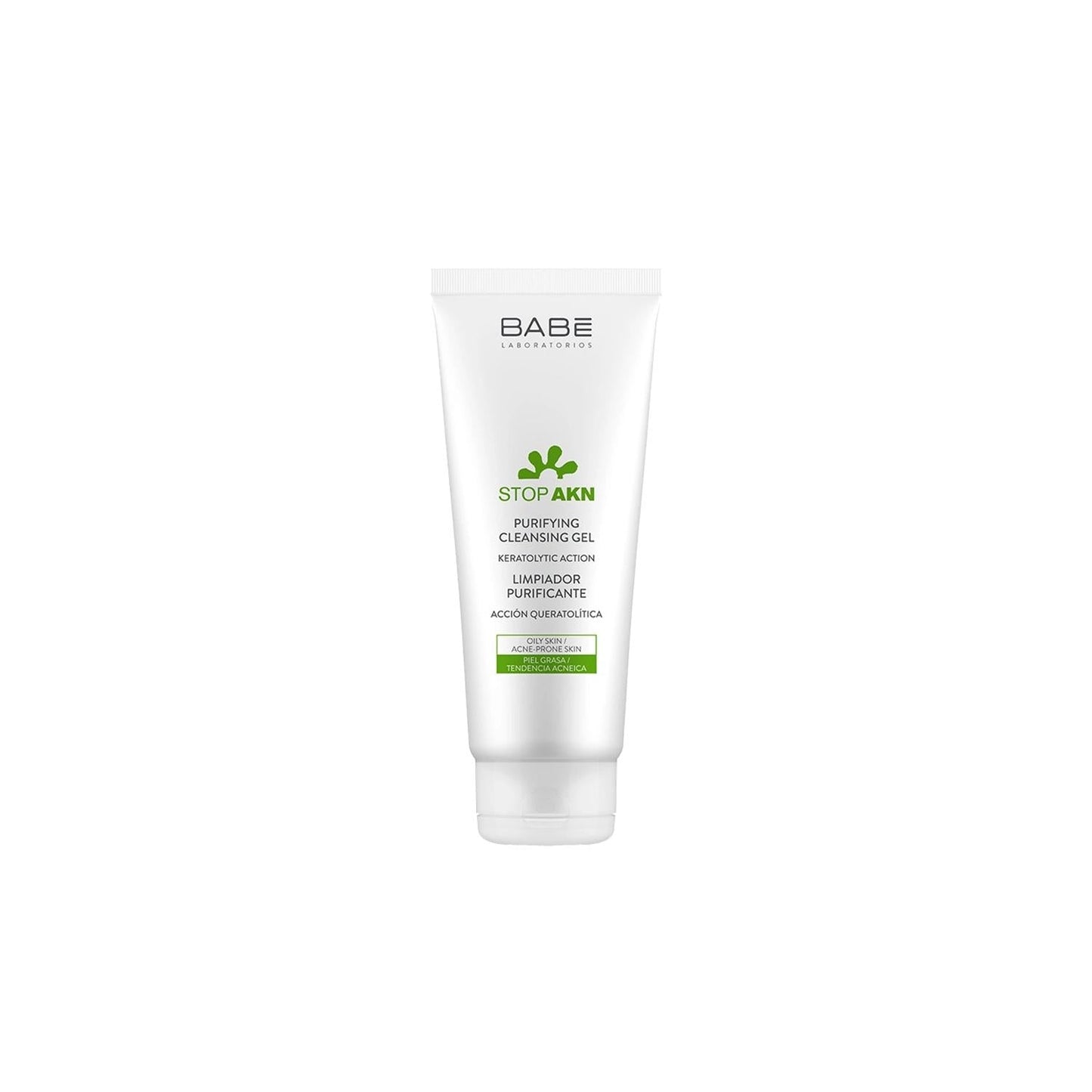 Babe Stop Akn Purifying Cleansing Gel: Gentle Acne Face Wash for Clearer Skin | Targets Blemishes, Removes Impurities, 100ml / 3.38 fl oz