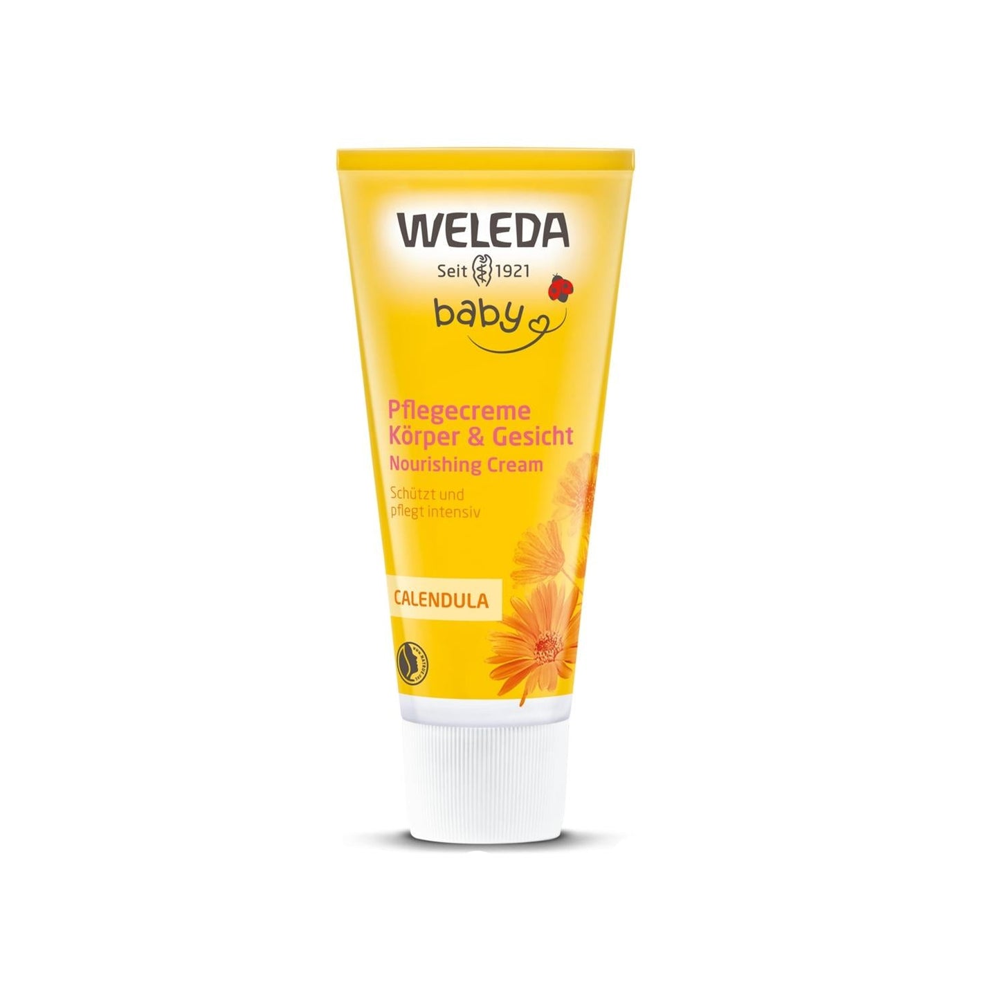Weleda Baby Calendula Moisturizing Body Cream for Sensitive Skin - 75ml