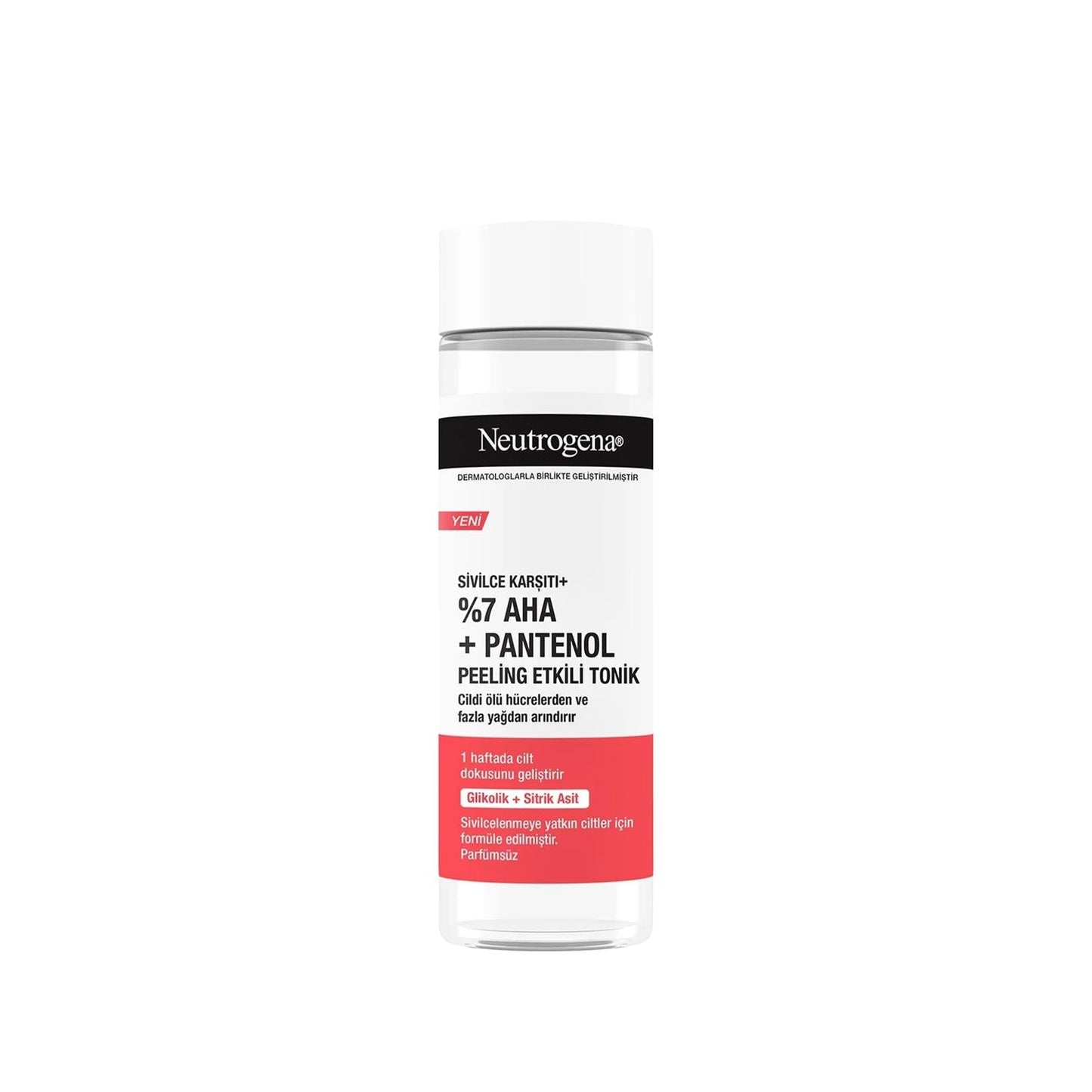 Neutrogena Acne Treatment Toner: Exfoliating Skin Peeling Toner for Acne-Prone Skin | Blemish Control & Clearer Skin