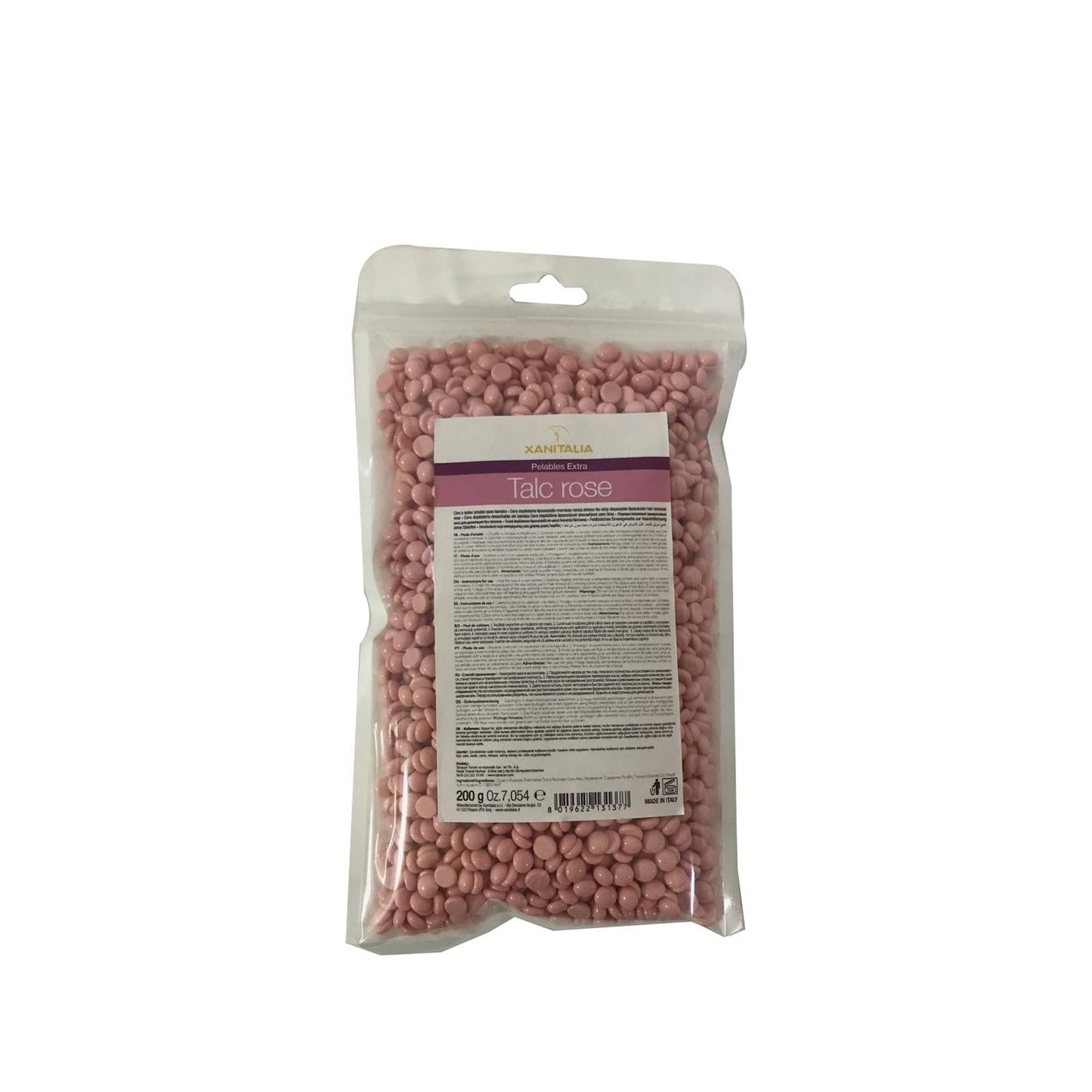 Tanaçan Xanitalia Soyulabilir İnci Ağda Talco Rose 200g - Peelable Pearl Wax for Hair Removal