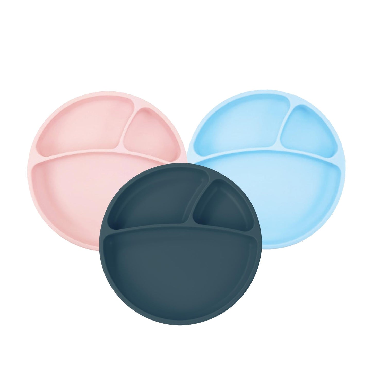 OiOi Baby Plate - Portion Control Plate for Infants & Toddlers, Safe & Practical Baby Feeding Solution