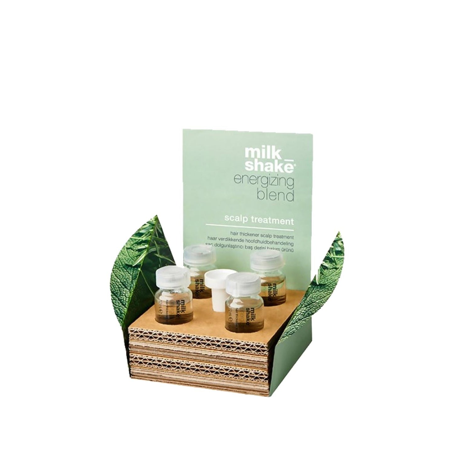 milk_shake Energizing Blend Hair Thickening Lotion - 4x12 ml, Stimulates Hair Follicles & Provides Volumizing Effect