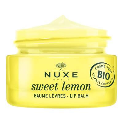 Nuxe Sweet Lemon Lip Balm - Natural Vegan Lip Care for Dry Lips
