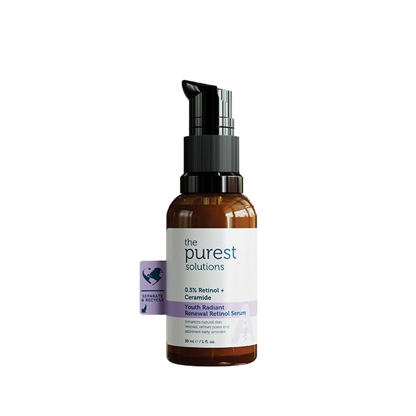 The Purest Solutions Anti-Aging Night Serum with Liposomal Retinol - 30ml Youth Radiant Renewal Serum for Aging Skin