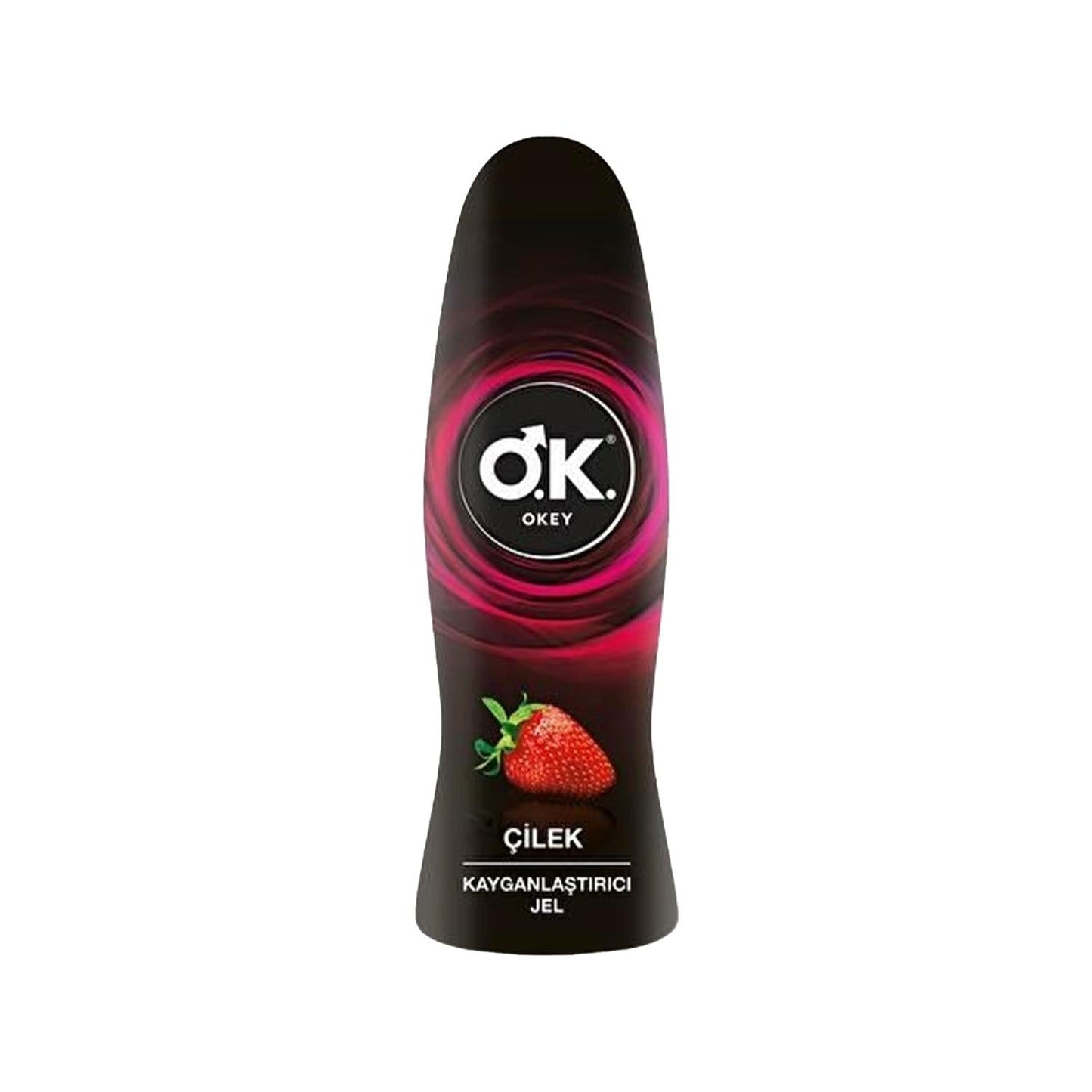 Okey Strawberry Flavored Lubricant Gel - 1.69 fl oz, Intimate Lubricant for Couples, Personal Care Product