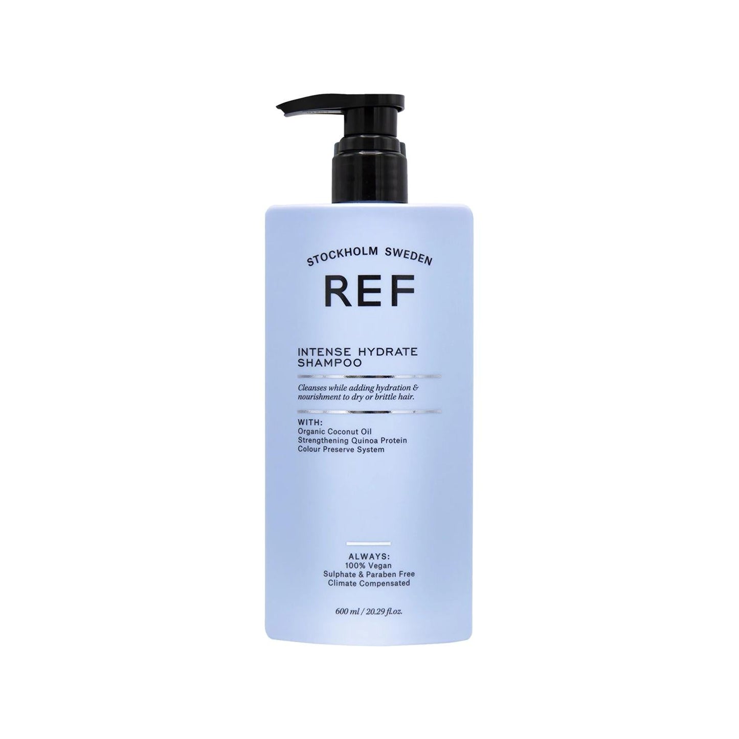 REF Intense Hydrate Moisturizing Shampoo - 600ml Hydrating Hair Care for Dry or Damaged Hair