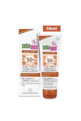 Sebamed Sun SPF 50: Multi-Protect Sunscreen for Sensitive Skin | UVA/UVB Broad Spectrum Protection, Vitamin E, Non-Greasy, Dermatologically Tested (1.7 fl oz)