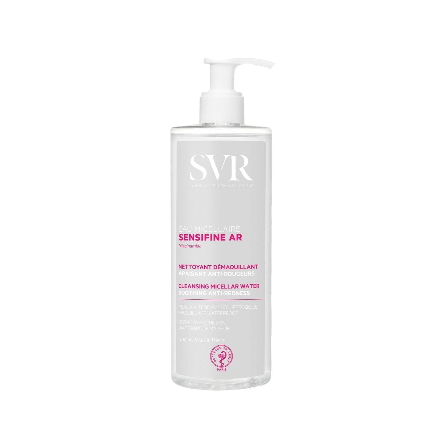 SVR Sensifine Micellar Water - Gentle Skincare for Sensitive Skin, Effective Makeup Remover, 400ml