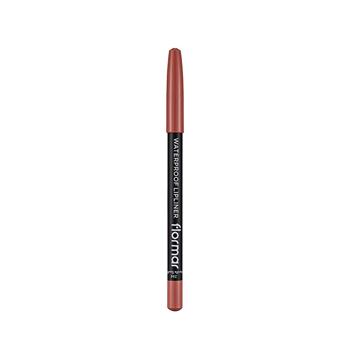 Flormar Waterproof Matte Lip Liner - Long Lasting, High Pigment, Vitamin Enriched - 234 Vanilla Souffle