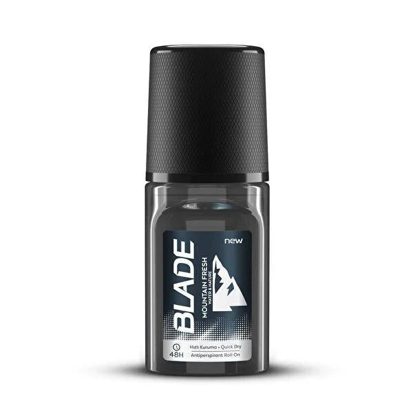 Blade Mountain Fresh Roll-On Deodorant - 48 Hour Protection, Natural Fragrance with Bergamot & Lavender
