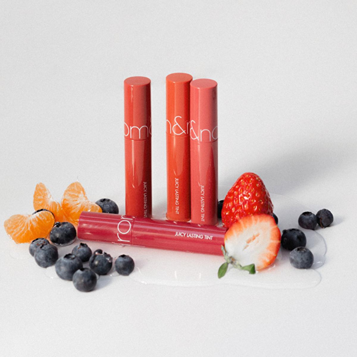 rom&nd Juicy Lasting Tint Lip Tint - Long Lasting Lip Color with Moisturizing Formula