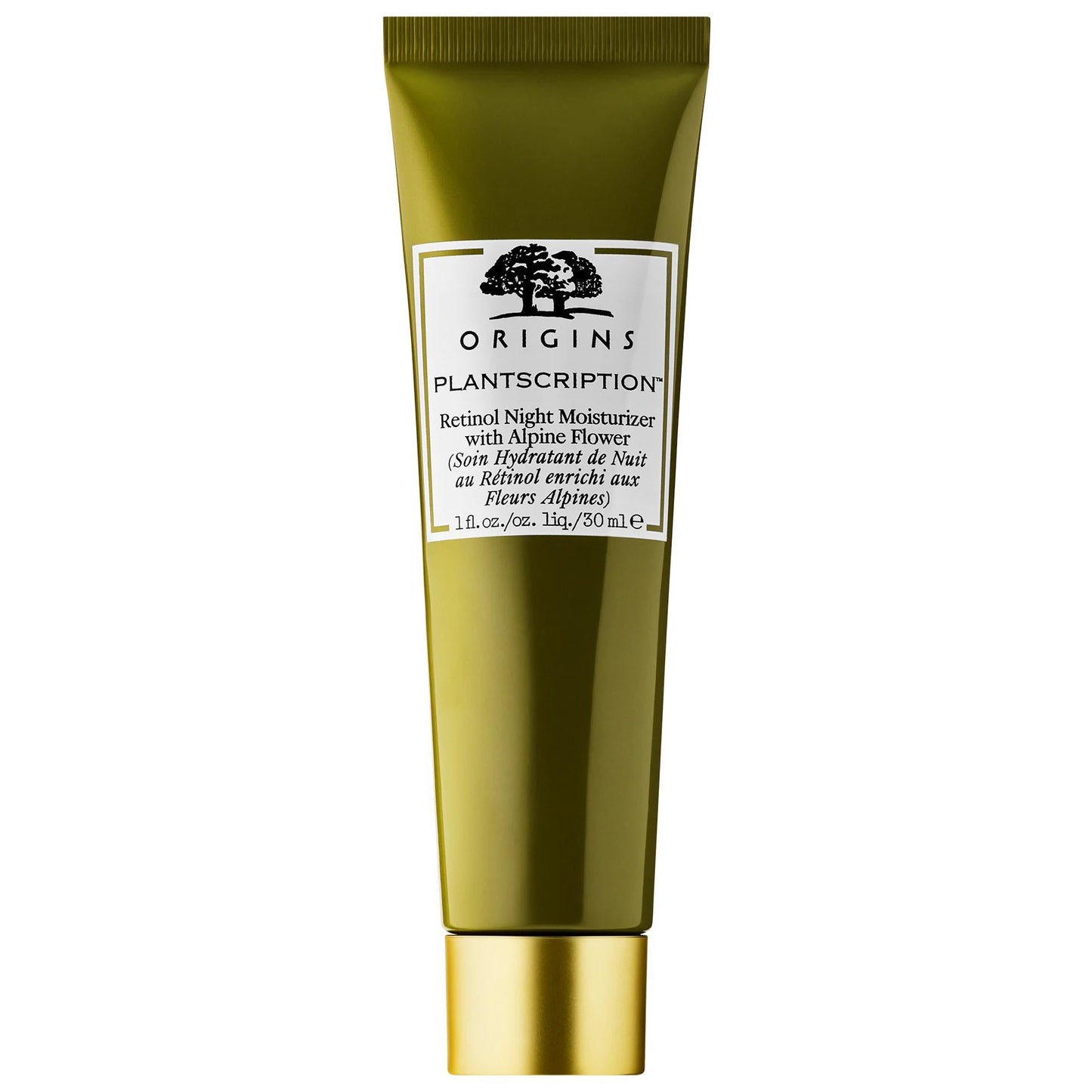 Plantscription Retinol Night Moisturizer with Alpine Flower - Anti-Aging Skincare for All Skin Types