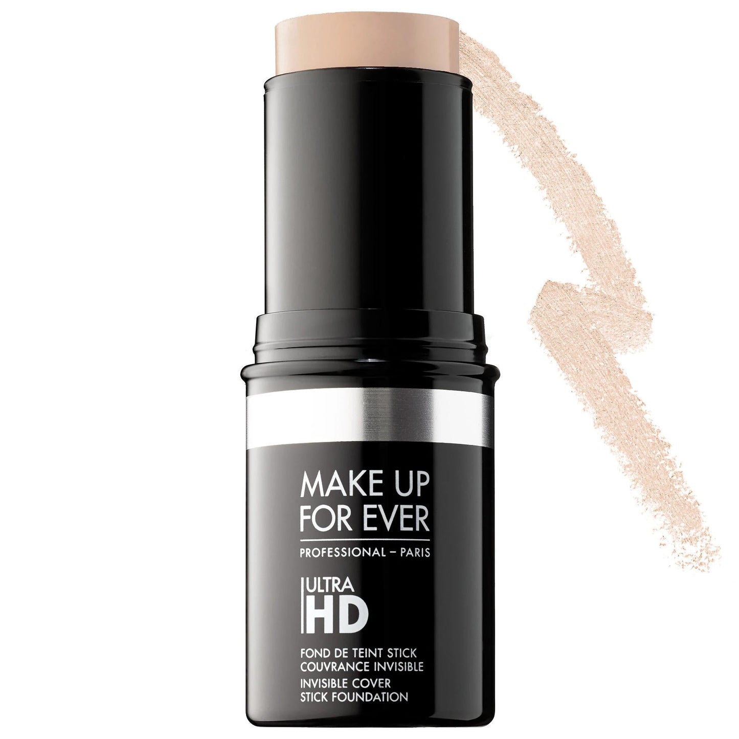 Ultra HD: Full Coverage, Natural Satin Finish Stick Foundation | Long-Lasting, Blendable Formula for Dry & Normal Skin