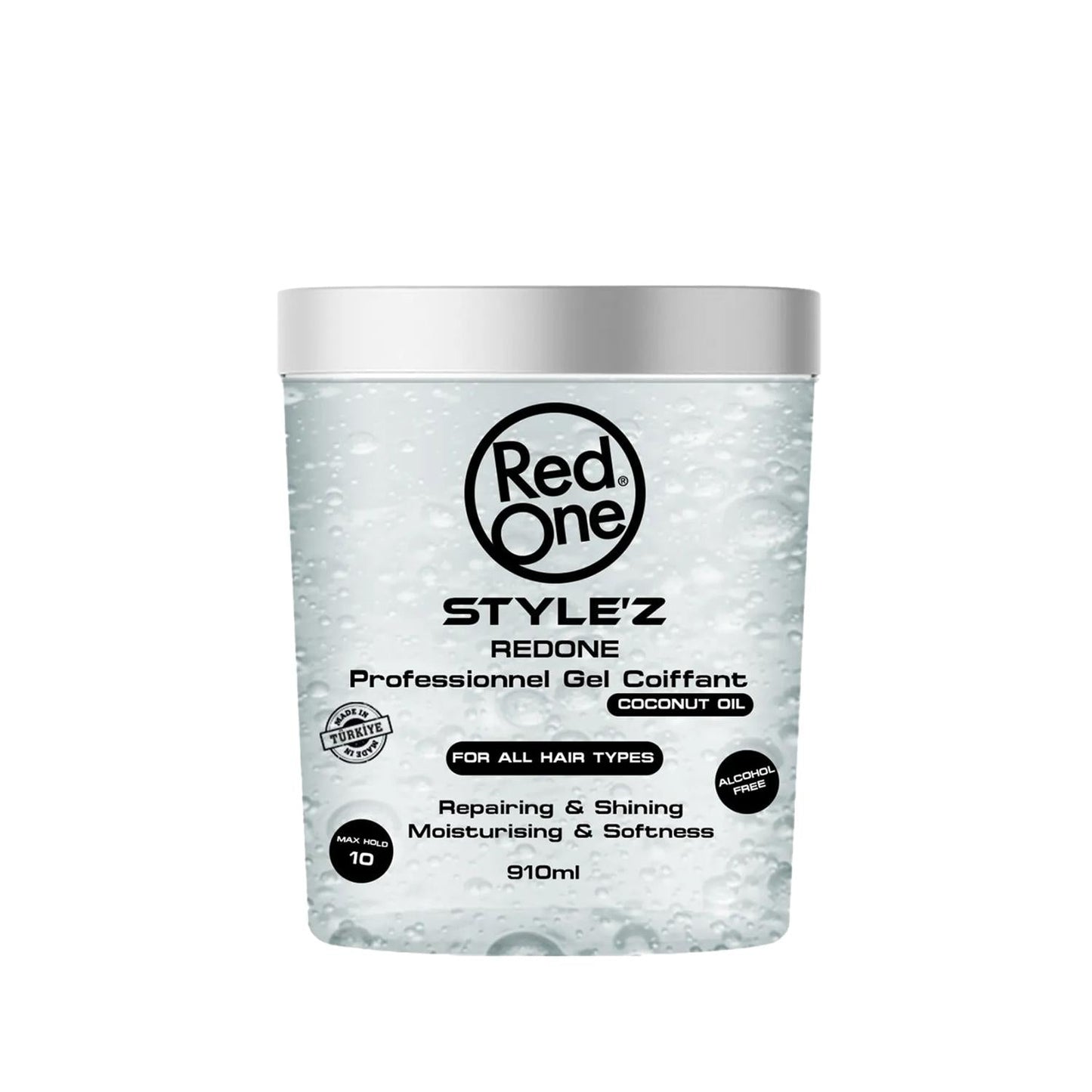 RedOne Stylez Coconut Oil Hair Gel - 30.77 fl oz, Natural Hair Styling & Nourishment