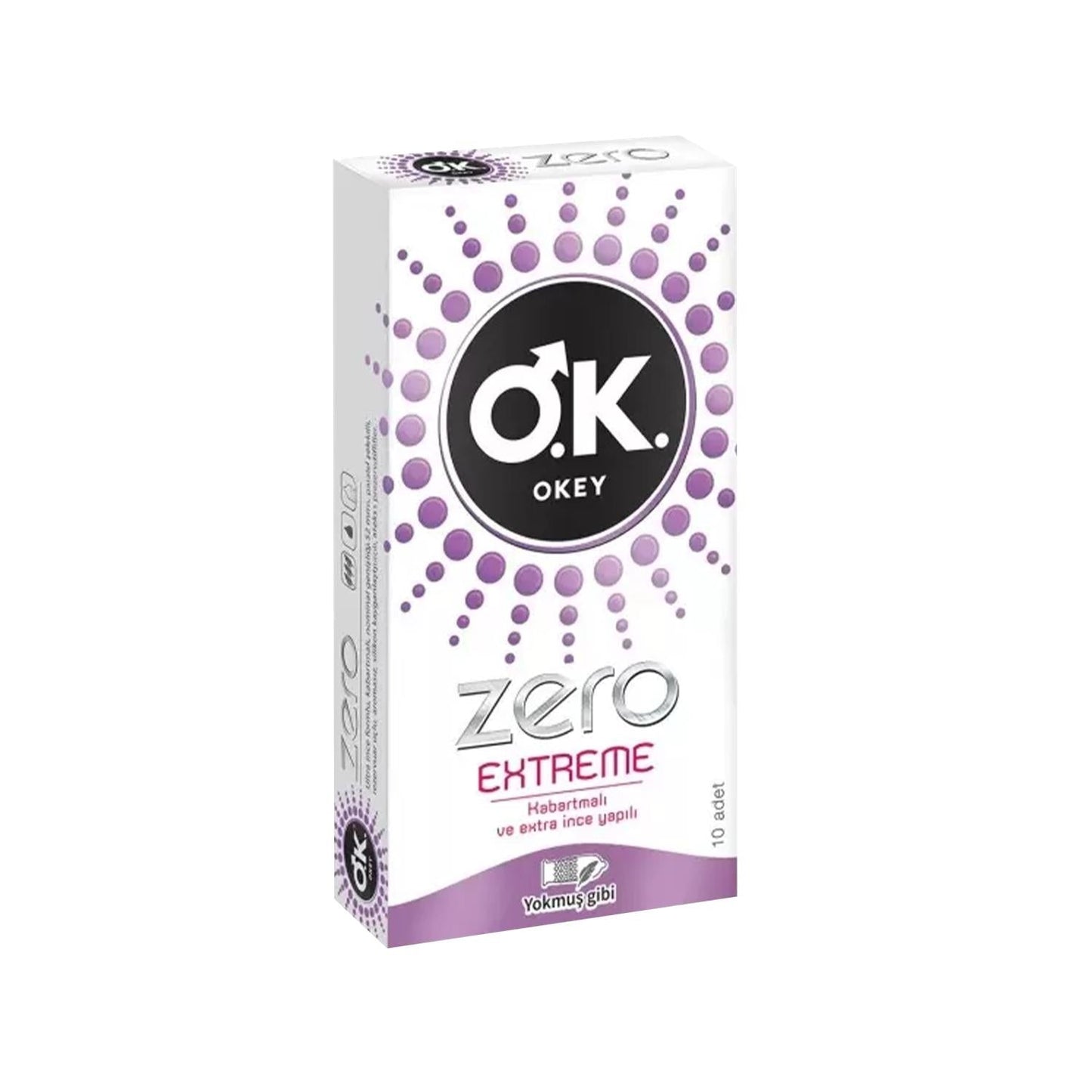 Okey Zero Extreme Condoms - Safe Intimacy & Contraception, Pack of 10
