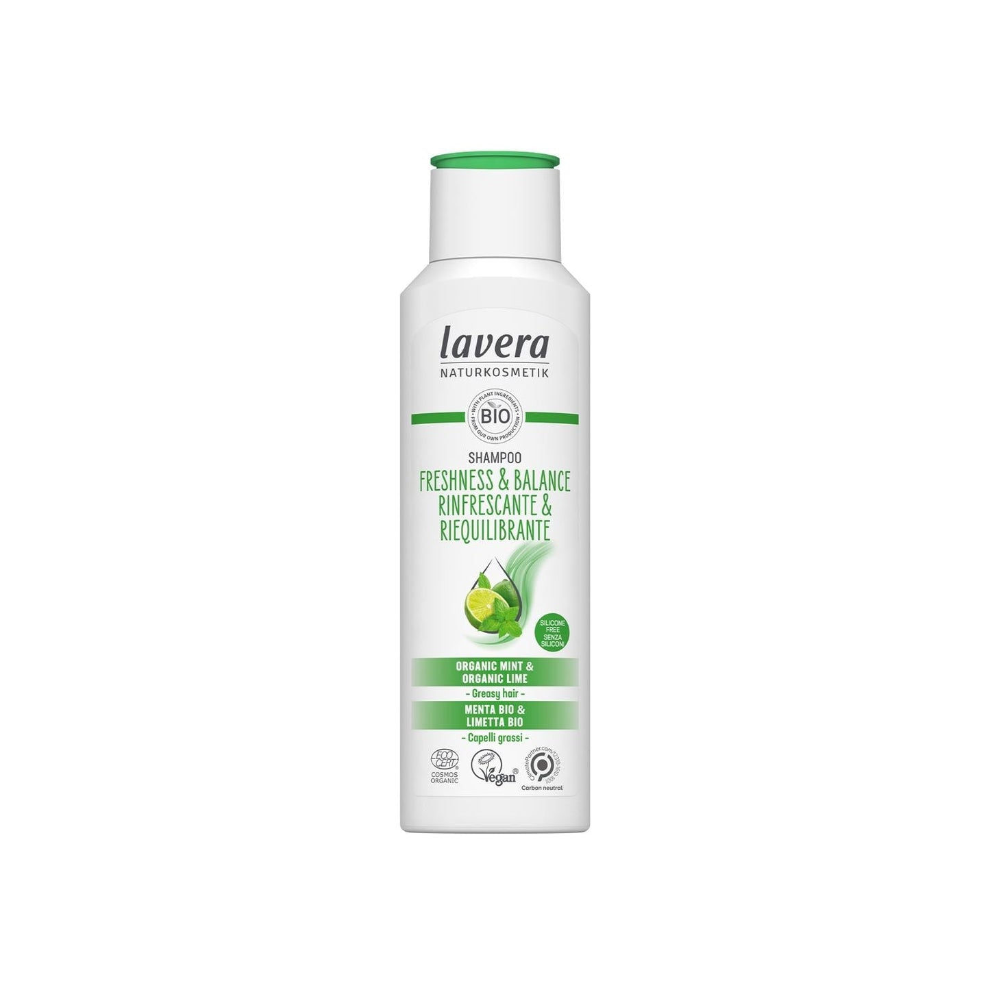 Lavera Balancing Shampoo for Oily Hair: Experience Lasting Freshness & Natural Oil Control - 250ml