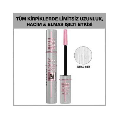Maybelline Lash Sensational Sky High Mascara - Diamond Shimmer - Volumizing & Lengthening Formula
