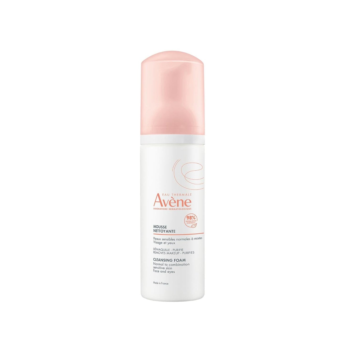 Avene Cleansing Foam for Normal to Combination Sensitive Skin - Gentle, Dermatologically Tested Skincare