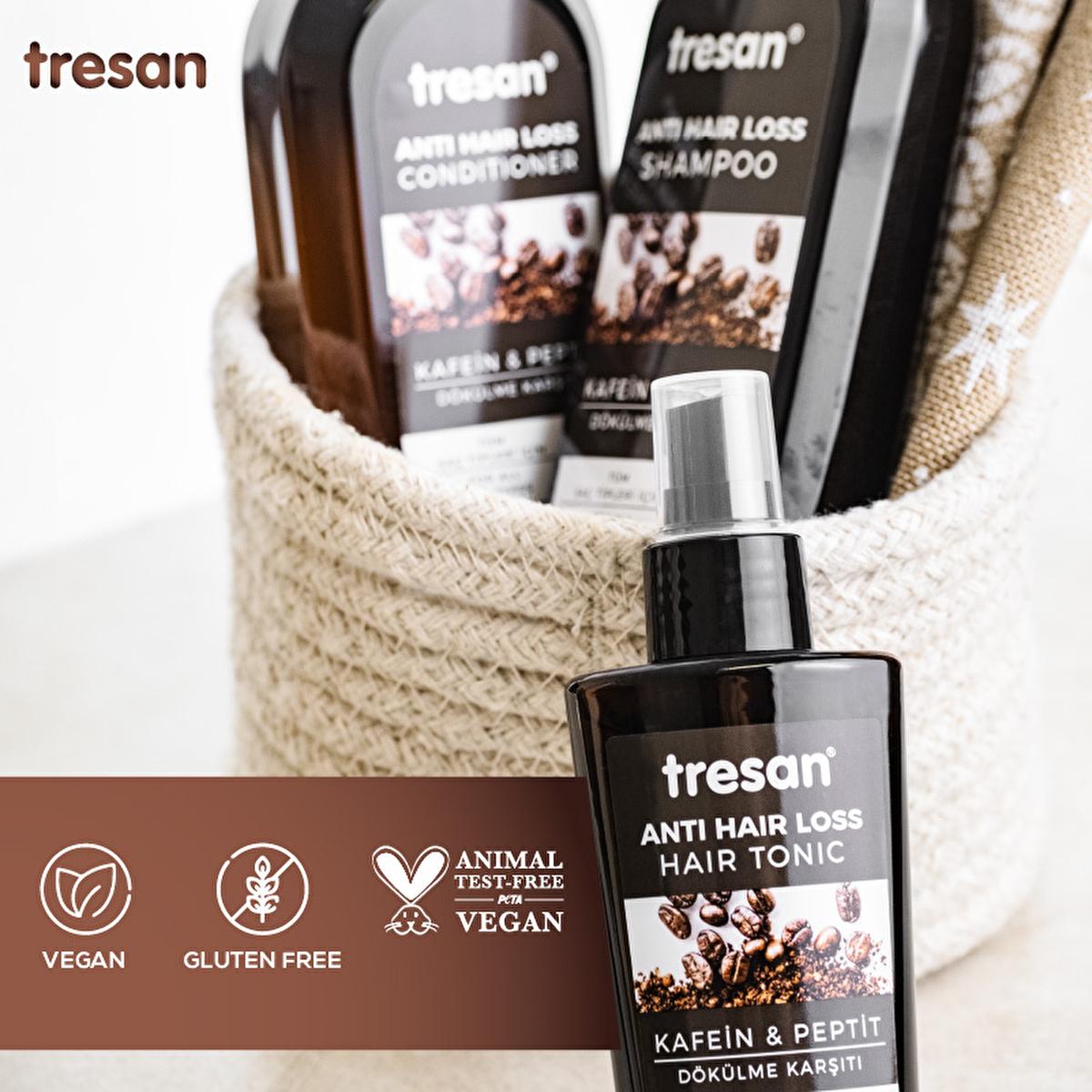 Tresan Caffeine & Peptide Anti-Hair Loss Hair Tonic for Nourished, Thicker Hair - 4.23 fl oz