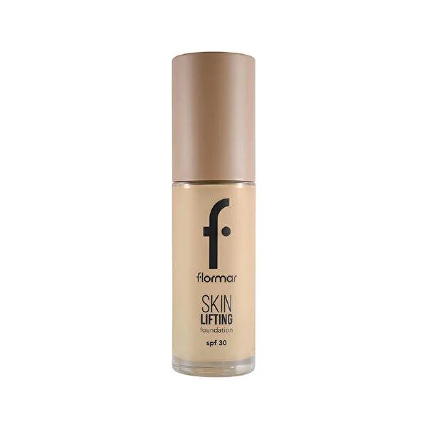 Flormar Skin Lifting Foundation - Natural Anti-Aging Makeup with SPF 30 Protection