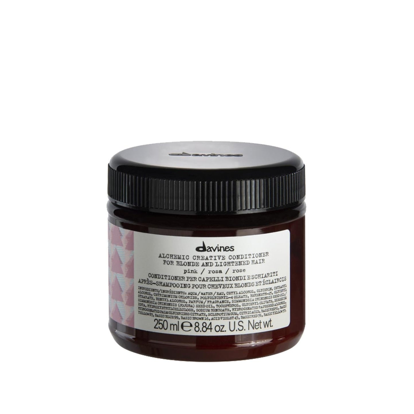 Davines Alchemic Creative Pink Hair Cream 250ml - Nourishing Hair Care for Vibrant Color